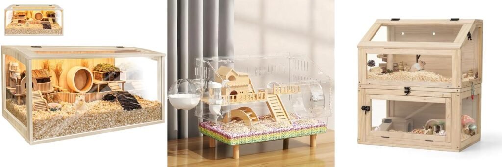 Best Hamster Habitat - Top 5 Picks & Review - Lab Hamster Glass Habitat Design Experts